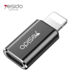 YESIDO CONECTOR TO ADAPTER FAST CHARGING AND DATA TRANSFER TYPE-C TO IPHONE