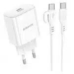 BOROFONE BA81A 134  SPEEDY CHARGER SET TYPE C