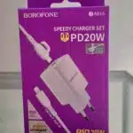 BOROFONE BA81A SPEEDY CHARGER SET,  20W POWER DELIVERY (LIGHTNING)
