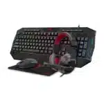 HAVIT GAMENOTE KB501CM GAMING COMBO– RGB Mechanical Keyboard, Gaming Mouse, Headset & Mousepad, Wired USB, Anti-Ghosting, RGB Lighting