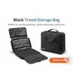 SEAMING TRAVEL STORAGE BAG FOR ELECTRONICS AND TRAVEL ESSENTIALS