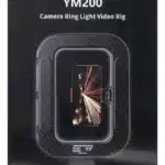 YM200 CAMERA RING LIGHT VIDEO RIG, 20W power output with a rechargeable 8000mAh