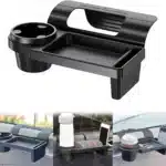 K822 MULTIFUNCTIONAL CAR ORGANIZER - CUP HOLDER MOBILE PHONE STORAGE BOX - BLACK