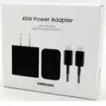 Samsung Original 45w Power Adapter With Cable- Black