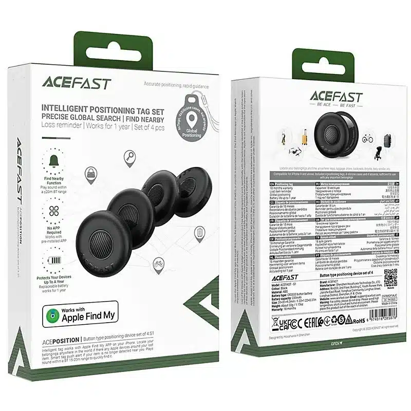 Acefast S1 4-Pack Intelligent Positioning Tags - Image 1