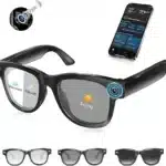 VisionAI Smart Glasses with Camera & Translation