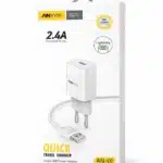 Ansys Quick Travel Charger 2.4a Lightning An-01