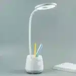 LED Desk Lamp with Phone Holder & Battery