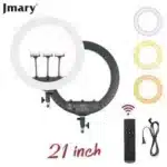 Jmary Selfie Fm-21r 52cm Ring Light 21 Inch With Remote, 72w  With Tripod