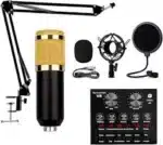 Professional Recording Microphone Stand Set-adjustable Boom Arm-kit For Podcast & Streaming