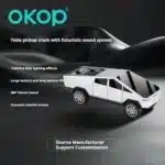 OKOP WIRELESS TESLA SPEAKER - BLUETOOTH- RGB LIGHTS- 15W-TF (MICRO SD) CARD