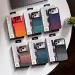 PITAKA knit phone case carbon fiber texture