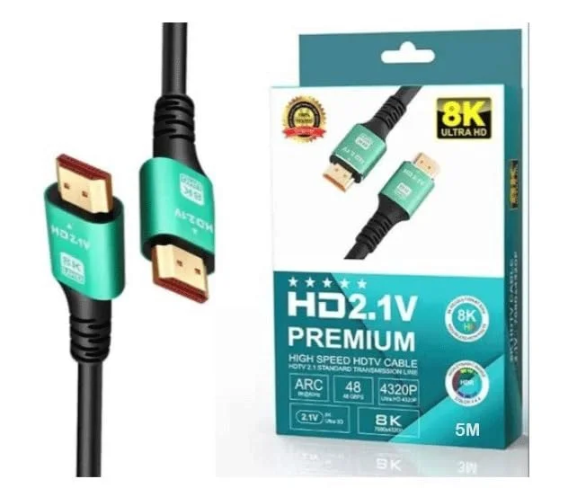 HDMI 2.1 Cable 8K Ultra HD 48Gbps High Speed Premium - 5M HDMI Cable - Image 5
