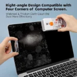Hoco 10 in 1 Cleaning Kit Computer Screen Brush Tool, Multi-Function Electronic Cleaner Spray for Screen, PCs, Monitors, Keyboards, Desktop, MacBooks, Mobile, iPhones, Earbuds, and Camera - White - Image 6