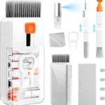 Hoco 10 in 1 Cleaning Kit Computer Screen Brush Tool, Multi-Function Electronic Cleaner Spray for Screen, PCs, Monitors, Keyboards, Desktop, MacBooks, Mobile, iPhones, Earbuds, and Camera - White