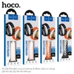 Hoco WA28 watch band - (compatible with 38/40/41mm sizes)-forward, flexible hollow silicone replacement watch band designed primarily for smartwatches and Apple Watches - Image 2