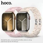 Hoco WA28 watch band - (compatible with 38/40/41mm sizes)-forward, flexible hollow silicone replacement watch band designed primarily for smartwatches and Apple Watches - Image 3