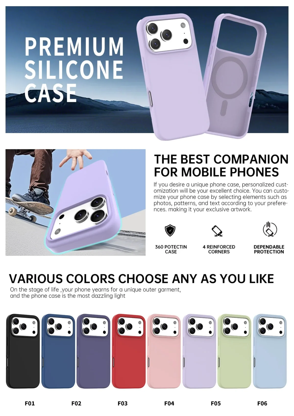 Kickstand Silicone Colorful Case - Image 2