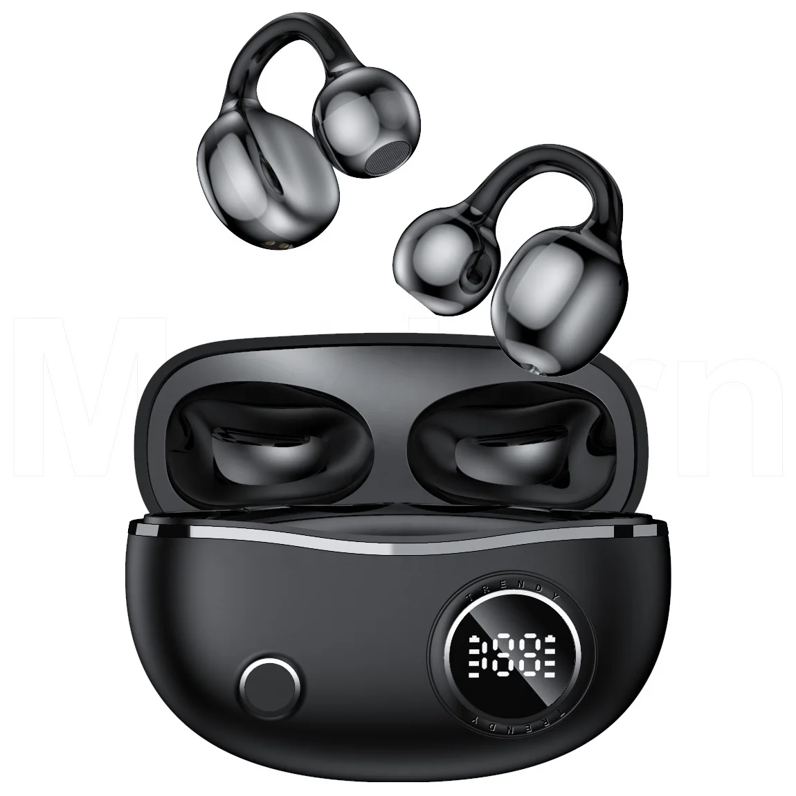 OEM LOGO YXG-10 Wireless earbuds - Fone BT5.4 Headset With Mic Handsfree Noise Canceling Earphones Clip Ear Music Sports YXG10 - Image 1