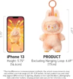 POP MART THE Monsters LABUBU Big into Energy Vinyl Plush Pendant Blind Box | LABUBU Doll, Blind Box Figures, Plush Keychain, Bag Charms, Random Design Collectible Tie Dye Toys, Single Box - Image 4