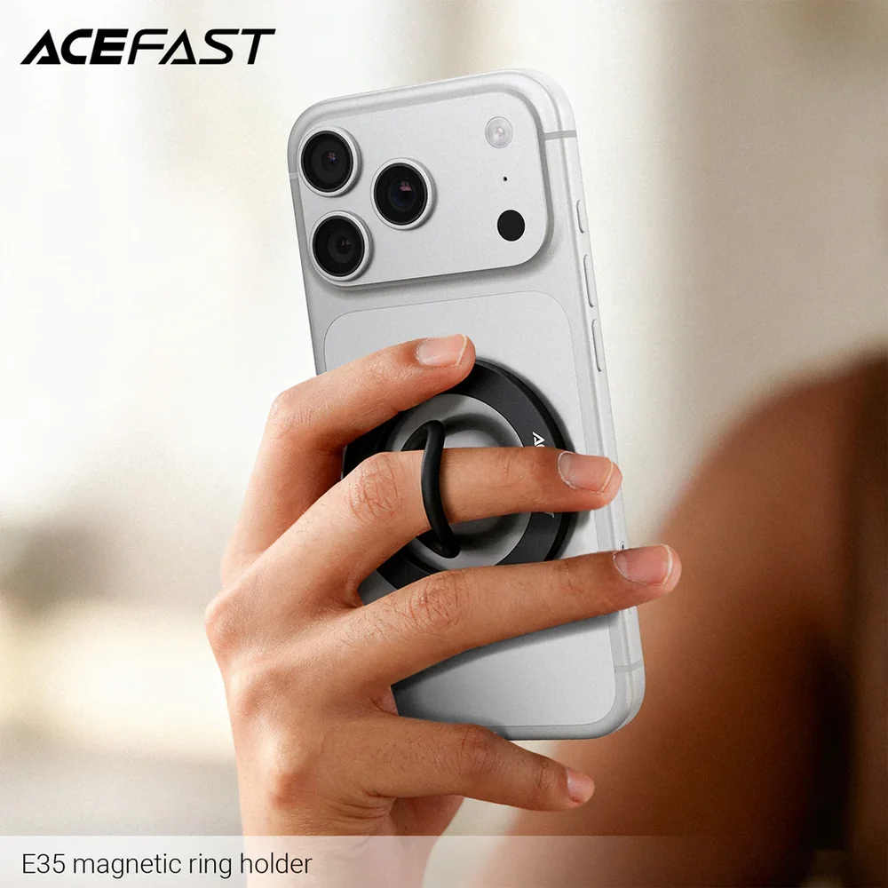 Acefast E35 Magnetic Phone Ring Holder – Ultra-Slim & Secure Grip - Image 3