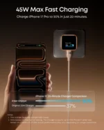 Anker Nano Charger (45W, Smart Display, 180° Foldable) - Image 2