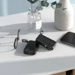 Porodo 10000mAh Wall Charger Power Bank Type-C USB A Ports, Integrated Type-C & Lightning Head Cables, UK plug, PD 20W, 22.5W Fast Charge, Simultaneous Charging, Lightweight - Black - Image 6
