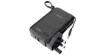 Porodo 10000mAh Wall Charger Power Bank Type-C USB A Ports, Integrated Type-C & Lightning Head Cables, UK plug, PD 20W, 22.5W Fast Charge, Simultaneous Charging, Lightweight - Black - Image 5