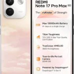redmi note 17 pro max 5g e-sim 16gb ram 512gb rom 10,000mah battery (color : cloud brush)