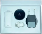 wiwu premium gifts set 5 in one (power bank+wireless charger+data cable c to c + phone holder +adapter 33w)